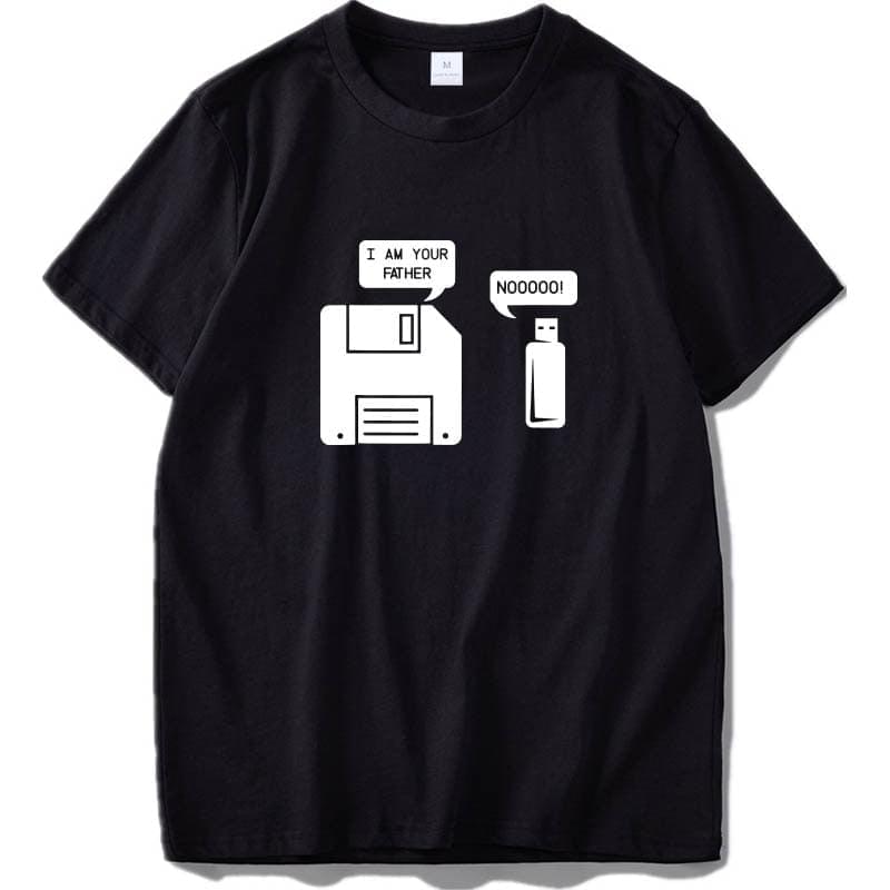 USB Floppy Disk "I am Your Father" T-shirt