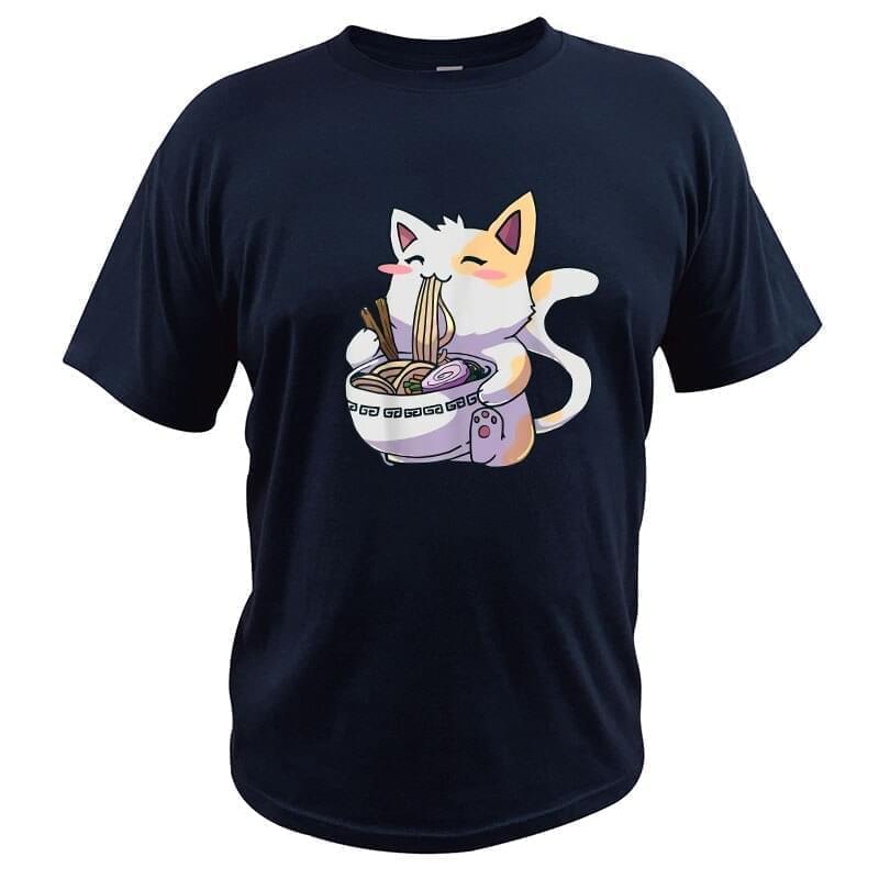 Ramen Cat kawaii Anime T-Shirt