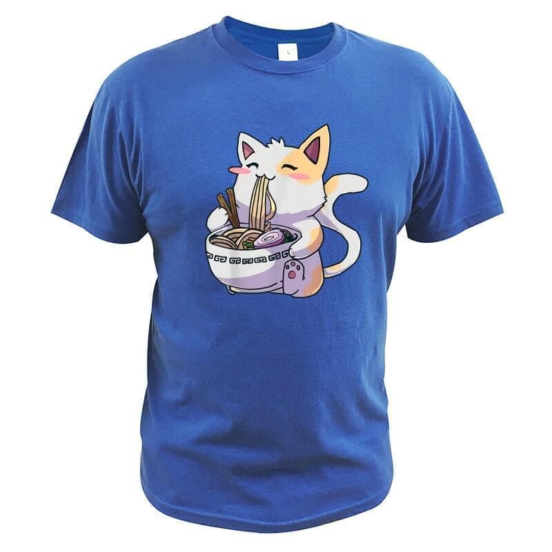 Ramen Cat kawaii Anime T-Shirt