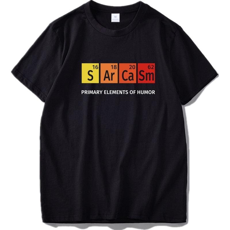 Sarcasm Print T-shirt