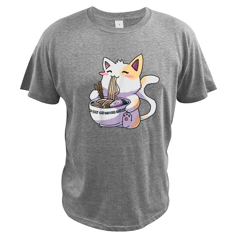 Ramen Cat kawaii Anime T-Shirt